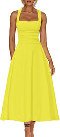 Stylish Kaximil Women's A Line Maxi Dress with Corset Detail