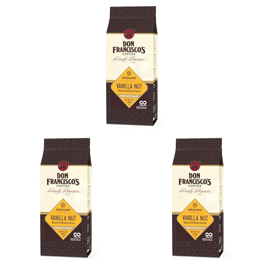 Don Francisco's Premium Vanilla Nut Medium Roast Ground Coffee