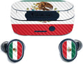 Carbon Fiber Skin for Skullcandy Sesh Earbuds - Mexican Flag