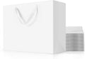 White Gift Bags With Handles 16x6x12 in - Extra Large Paper Bags