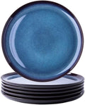 LERATIO Ceramic Dinner Plates Set of 6 10.5 in - Elegant Reactive