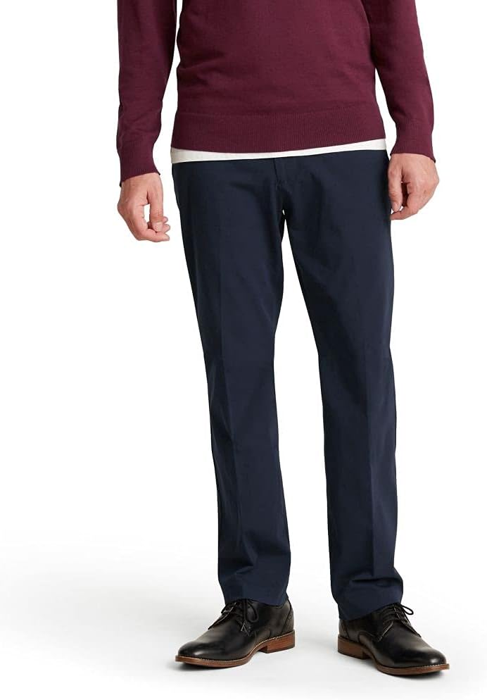 DOCKERS Mens City Tech Trouser Straight Fit Smart 360 Tech Pants