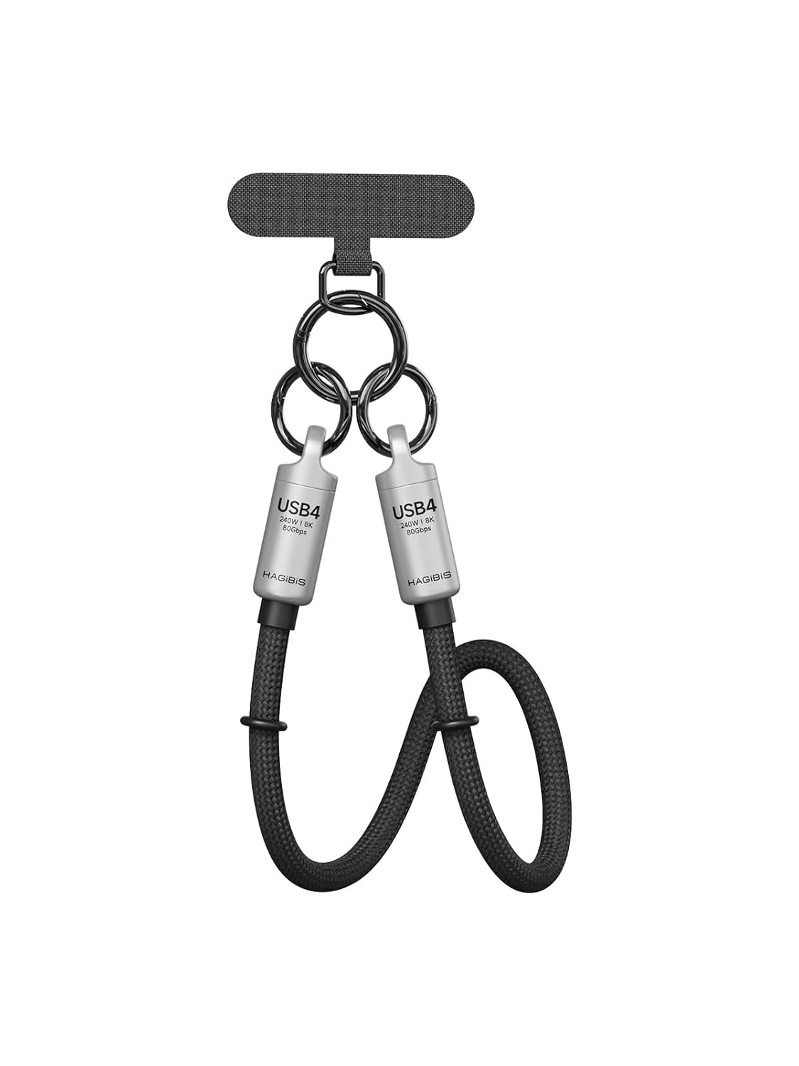 Hagibis USB4 1ft Lanyard Cable - Fast Charging, High Speed Data Transfer