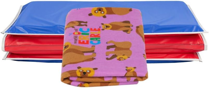 KinderMat Full Nap Mat & Washable Cover Bundle for Kids