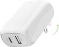 Belkin BoostCharge 42W Dual Port Wall Charger - Fast Charge Multiple Devices!