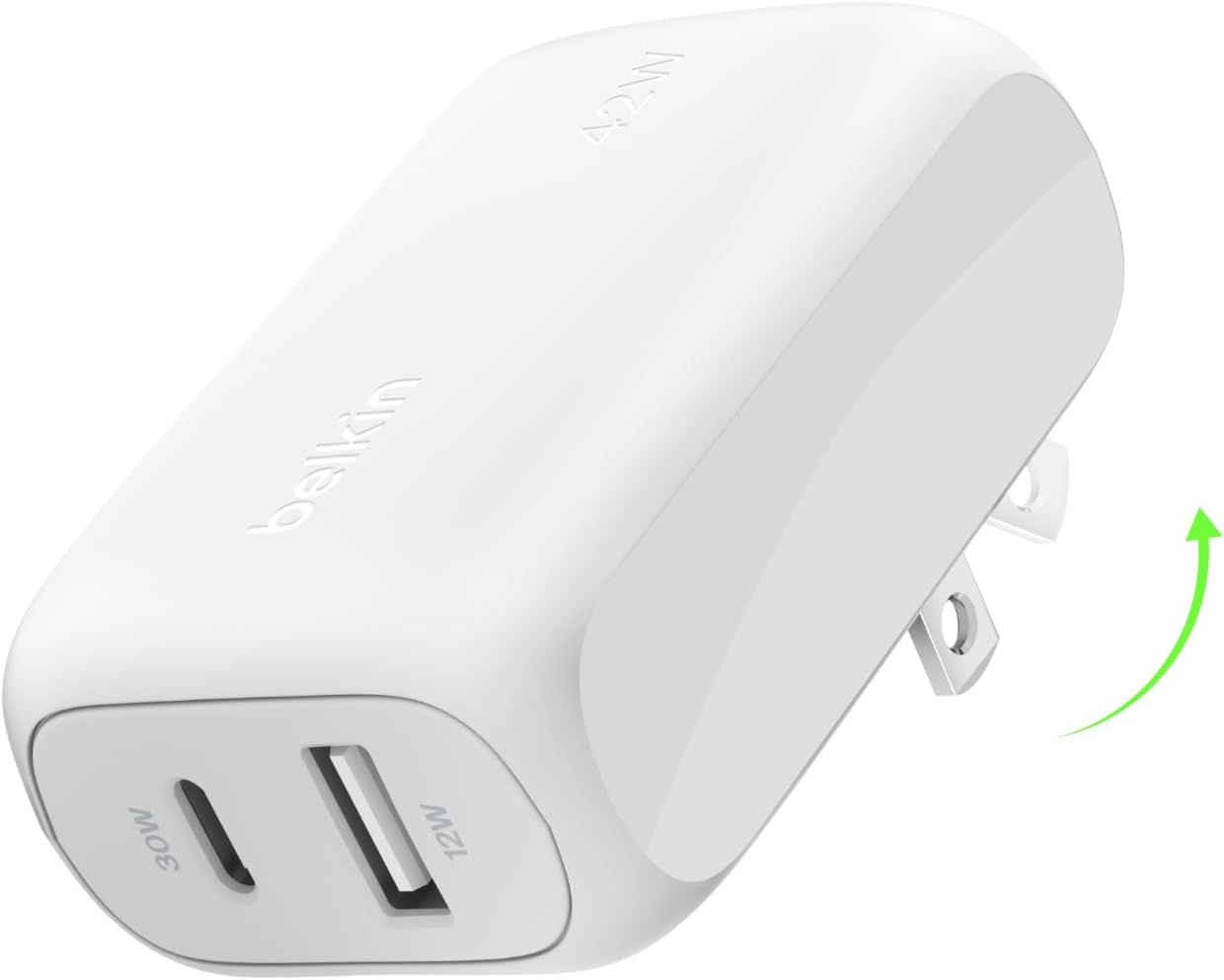 Belkin BoostCharge 42W Dual Port Wall Charger - Fast Charge Multiple Devices!