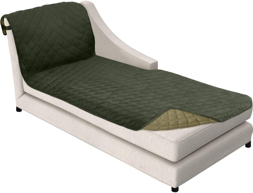Sofa Shield Chaise Slip Cover for Pets, Stain Resistant Design