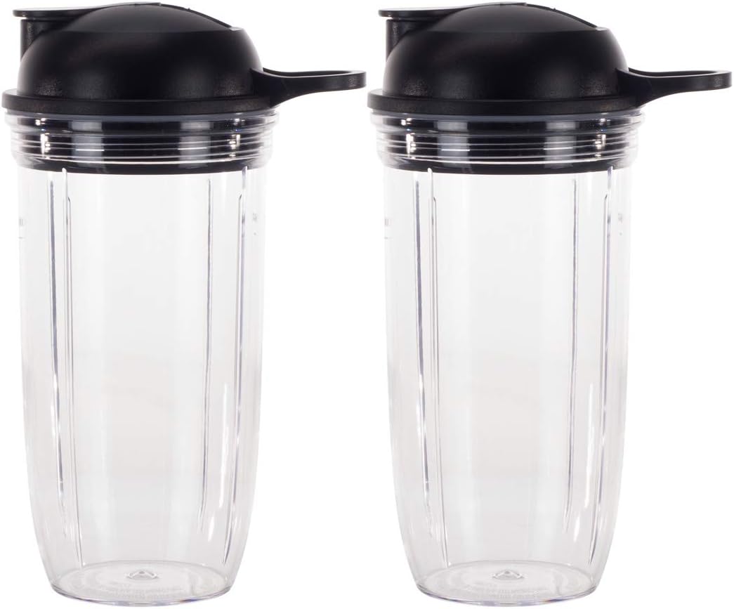 NutriBullet Pro 1000 Blender: 2 Pack To-Go Lids by Felji