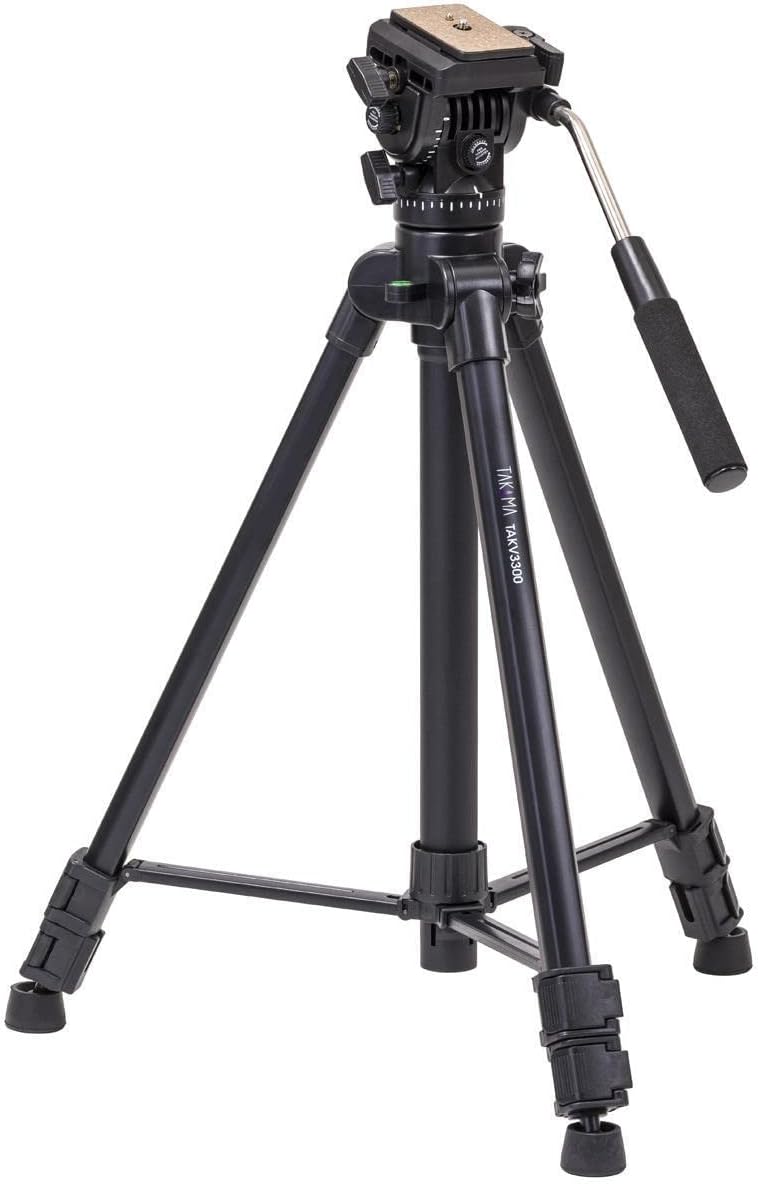 Takama 66 in 3 Section Flip Video Camera Tripod for Stability