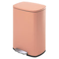 13 Gallon Stainless Steel Trash Can with Lid for Kitchen Use