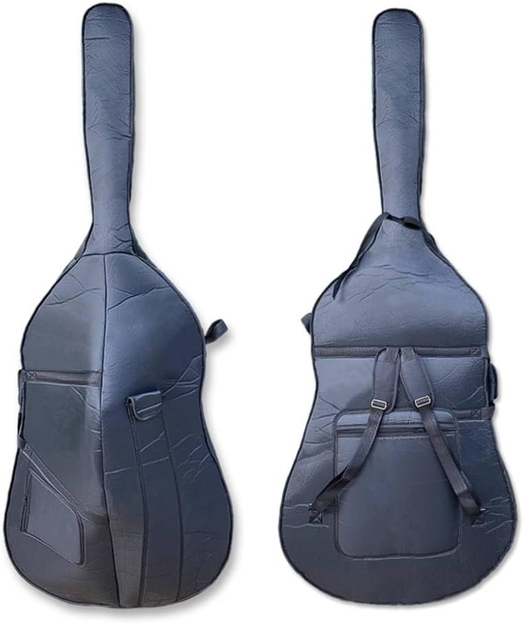3/4 Upright Double Bass Bag with Soft Lining for Protection