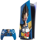 Skinit Decal Gaming Skin Compatible with PS5 Bundle - Vegeta Portrait