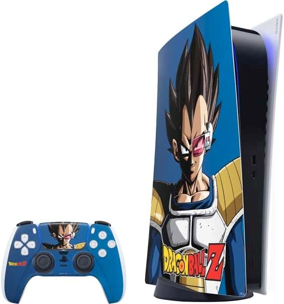 Skinit Decal Gaming Skin for PS5 Bundle - Dragon Ball Z Design