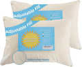 LOFE Organic Kids Pillow 16x22 - Adjustable Loft, Machine Washable