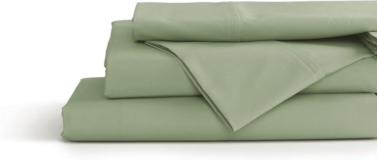 100% Cotton Percale Twin XL Sheets Set for Crisp Comfort