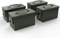 HARDROCK Ammo Can Metal Ammo Box 50 Caliber Green - Waterproof Storage