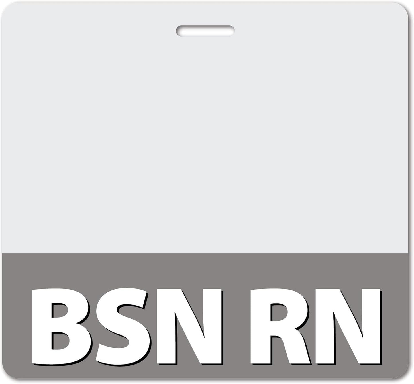 BSN RN Heavy Duty Horizontal ID Tag Backer - 100 Pack Cards