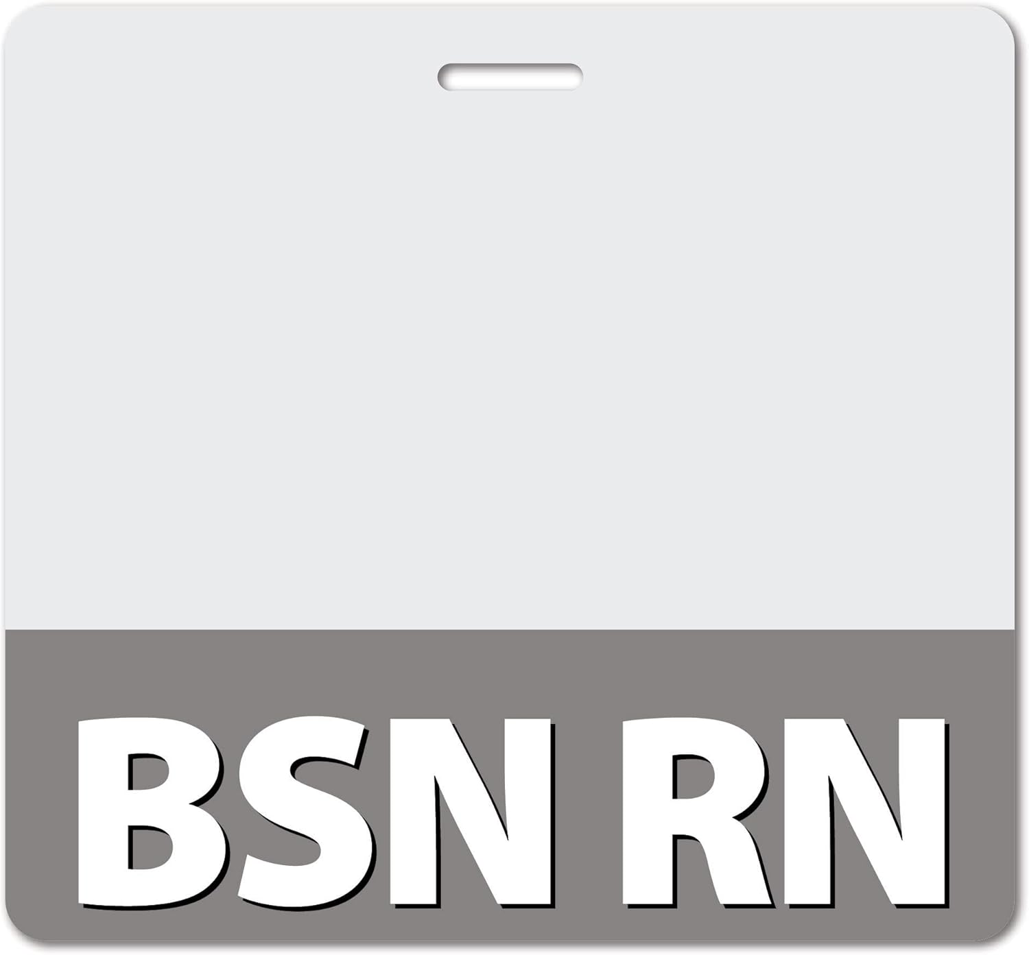 BSN RN Heavy Duty Horizontal ID Tag Backer - 100 Pack Cards