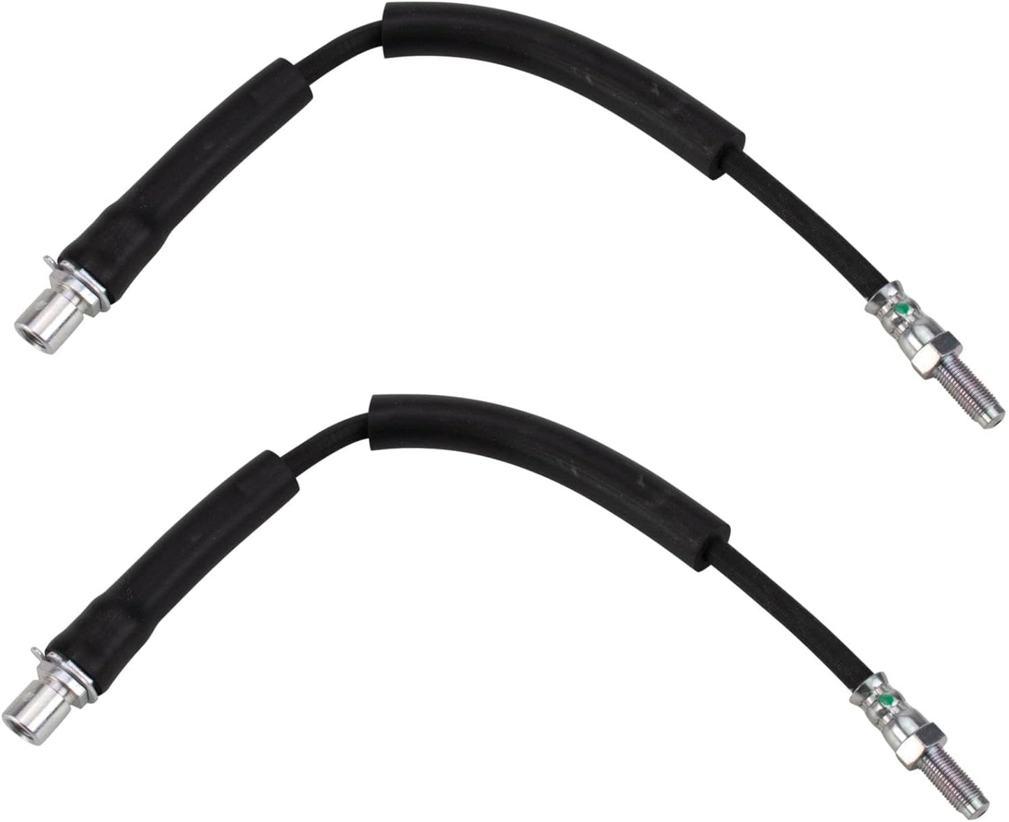 TRQ Rear Brake Hose Set for 2009-2019 Ford Flex and More