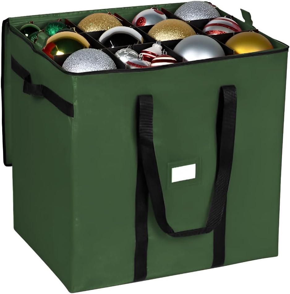 Christmas Extra Large Ornament Storage Container for 48 Ornaments