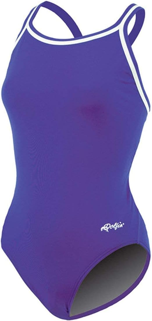 Dolfin Chloroban Solid DBX Back Girls Swimwear for Comfort