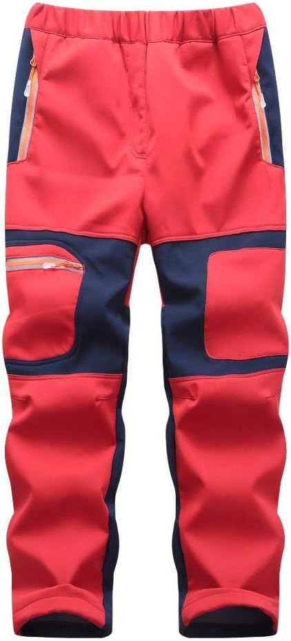 Kids Snow Waterproof Pants for Boys - Warm Insulated Trousers