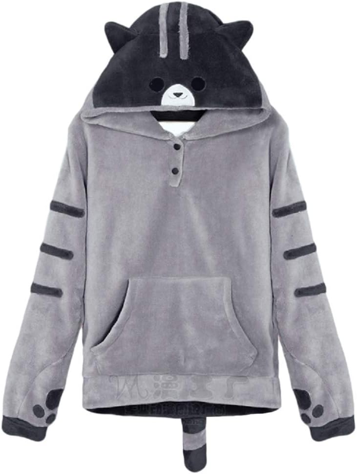 Cute Cat Ear Hoodie for Girls - GK-O