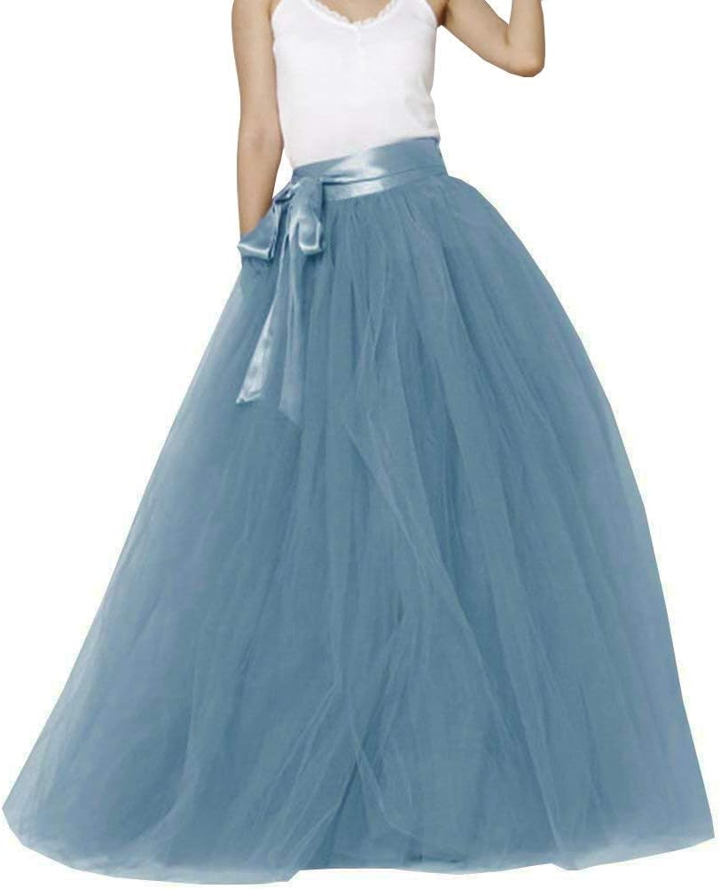 EllieHouse Womens Long Tutu Party Evening Tulle Skirt PC05 Review