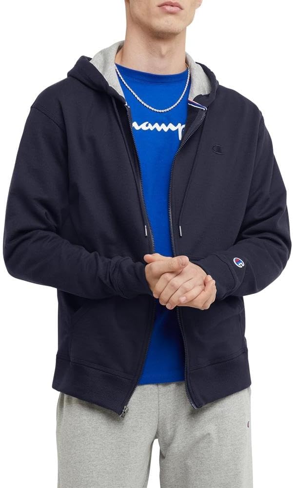 Champion Men's Zip-up Hoodie for Comfort and Style