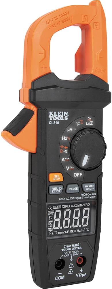 Klein Tools CL810 Pro Digital Clamp Meter for Accurate Readings