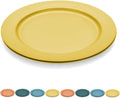 Unbreakable 10 Dinner Plates, Set of 8 - Lightweight & Dishwasher Safe