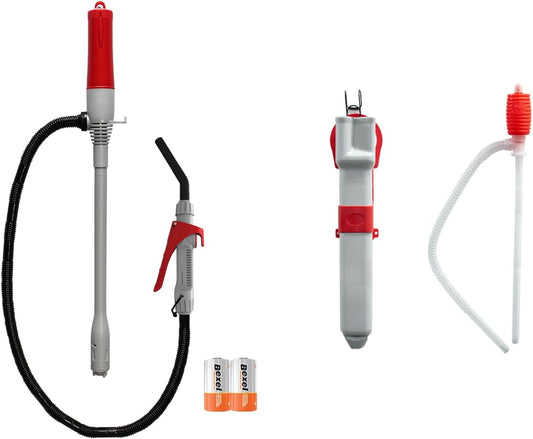 Portable Water and Fuel Transfer Pump Set for Easy Use