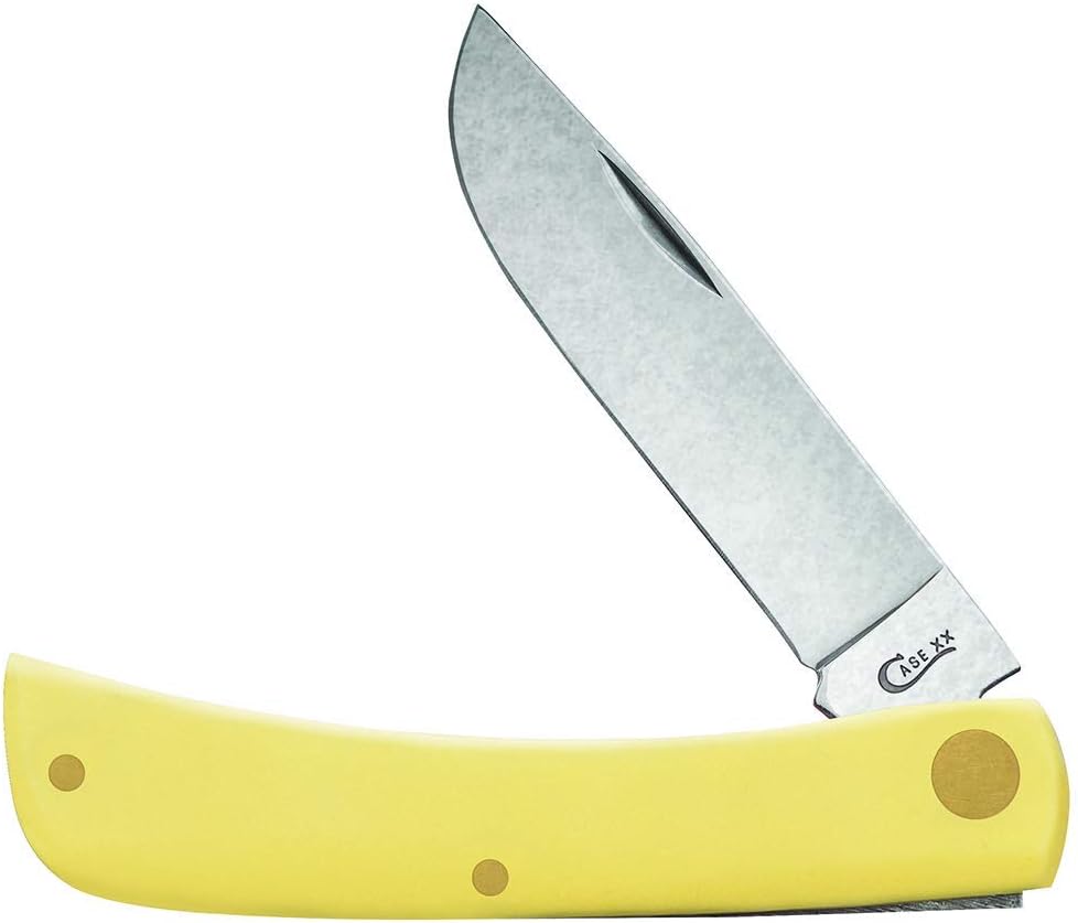 Case Sod Buster Pocket Knife: Compact Yellow Utility Tool