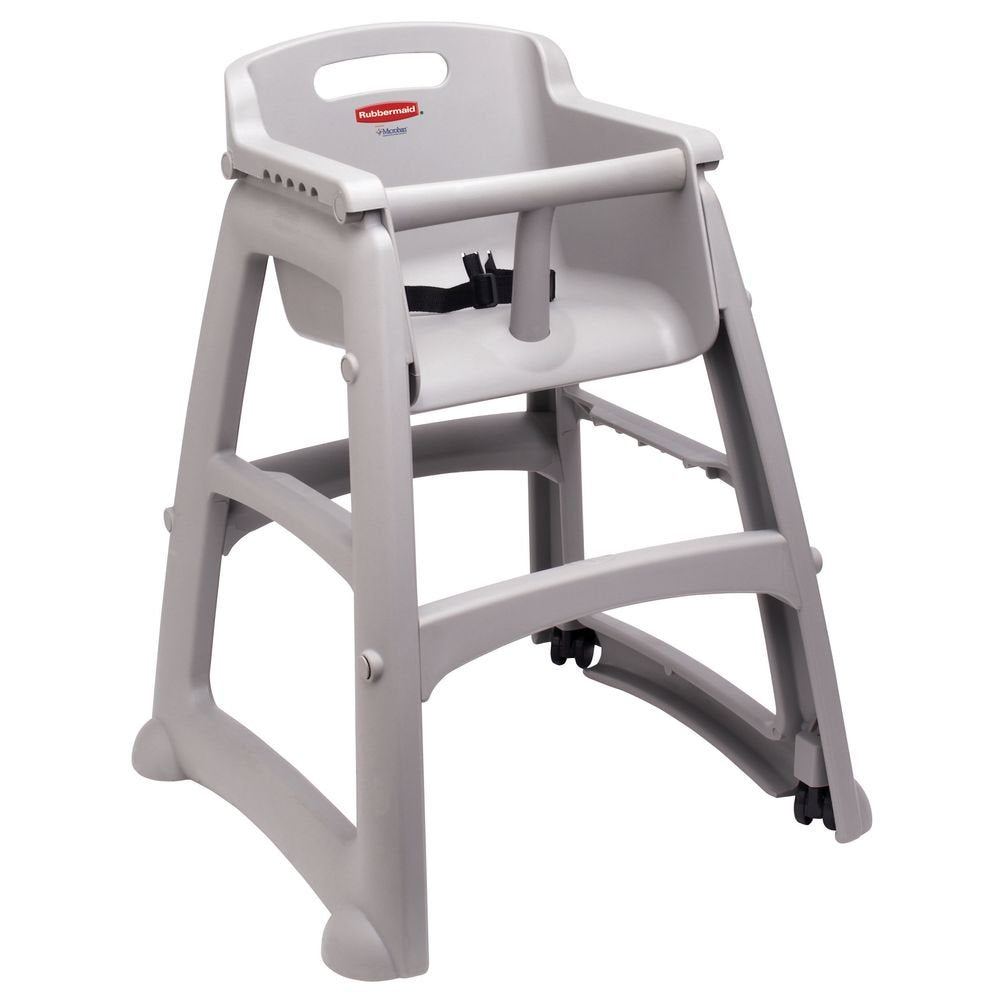 Stackable High-Chair, Wheels, Under-Table Fit