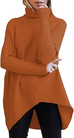 Caracilia Womens Turtleneck Long Sleeve Sweater Review