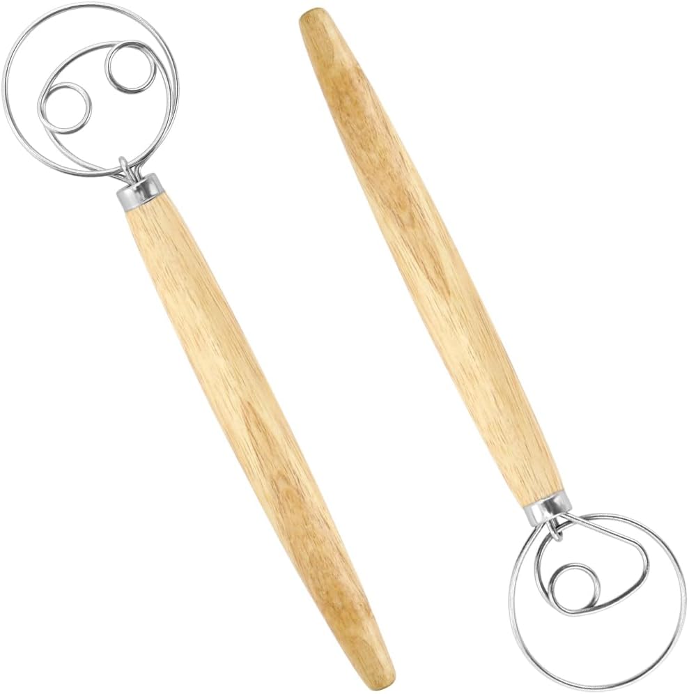 Rustproof Stainless Steel Dough Whisk Set - HENGKE