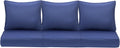 24-Inch Waterproof Outdoor Deep Seating Cushion Set - Fade Resistant