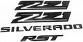 Set of 4pack OEM Silverado Plus Z71 RST Emblems Compatible
