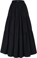 Scarlet Darkness Maxi Long Skirt for Women - Flowy (Style TKPW)