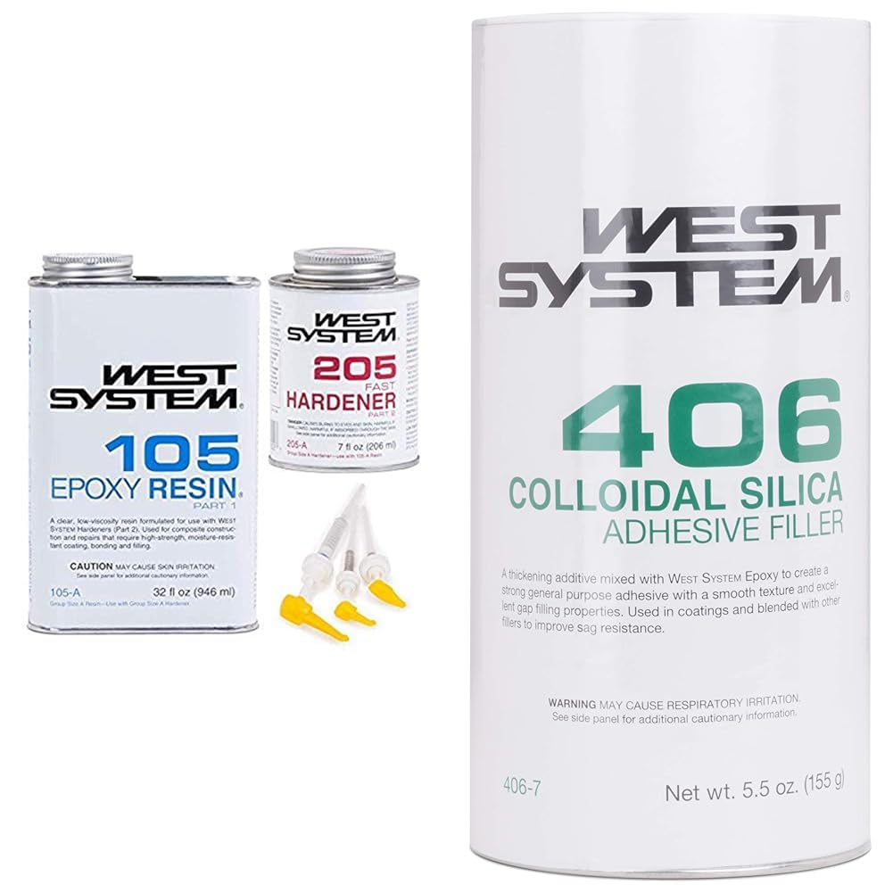 WEST SYSTEM 105A Epoxy Resin Bundle with Fast Hardener & Pumps