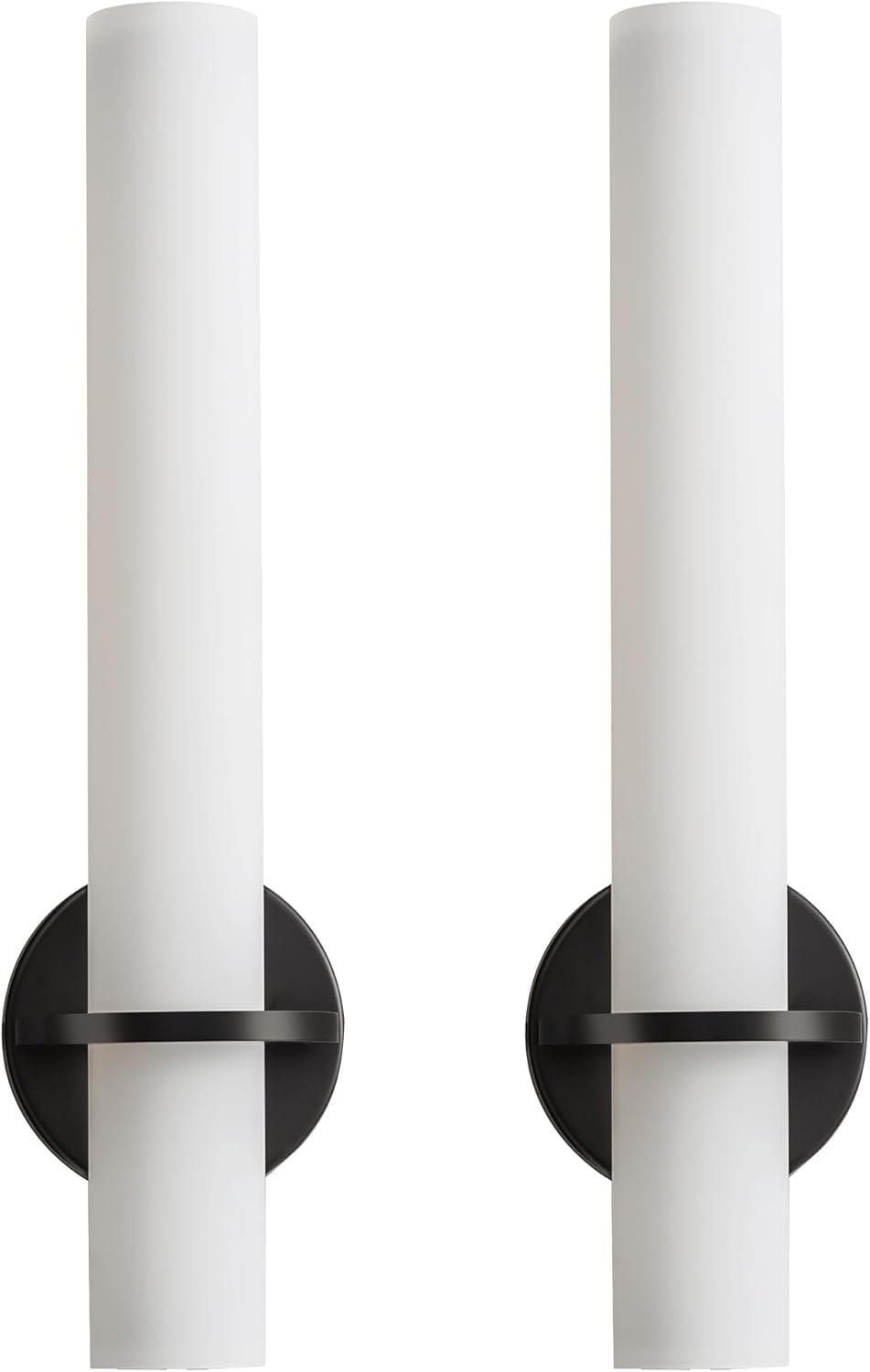 Modern Black Wall Sconces Set of Two for Stylish Lighting