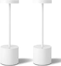 Cordless Table Lamps Set of 2 White - Rechargeable 5000mAh LED