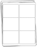BESTEASY 3-1/3 x 4 in Shipping Address Labels - 3000 Self-Adhesive