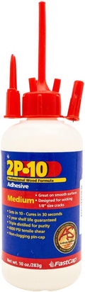 FastCap 2P-10 Medium Adhesive for Smooth Surfaces - Clear, Fast