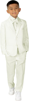 Boys' Classic Fit Tuxedo Set No Tail - Smart Ring Bearer Fit