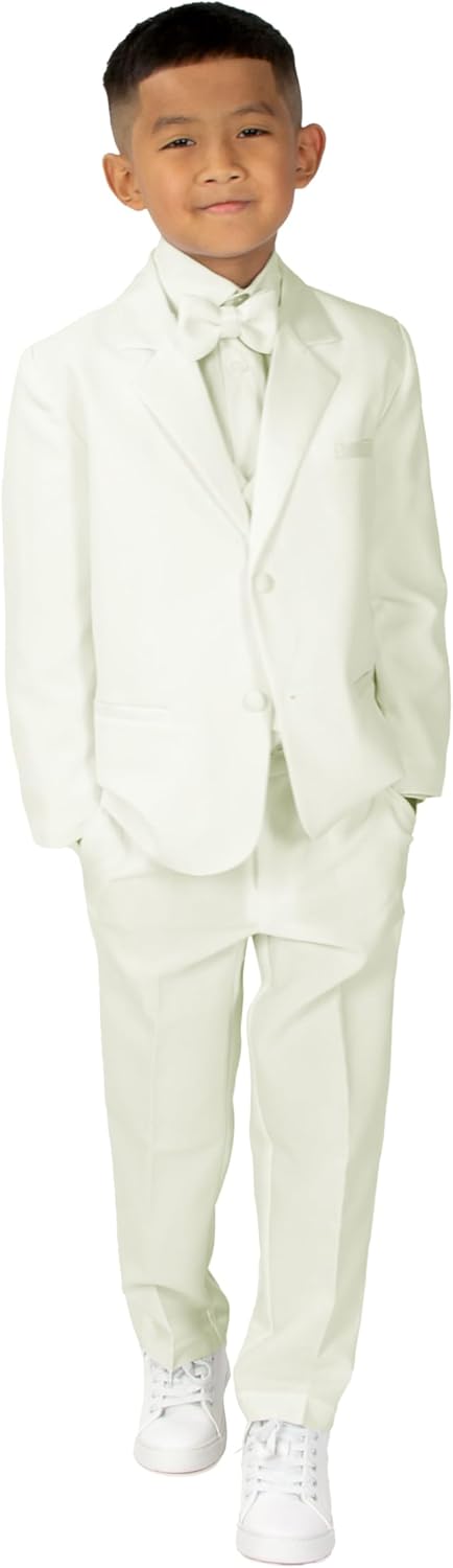 Spring Notion Boys' Classic Fit Tuxedo Set for Special Occasions