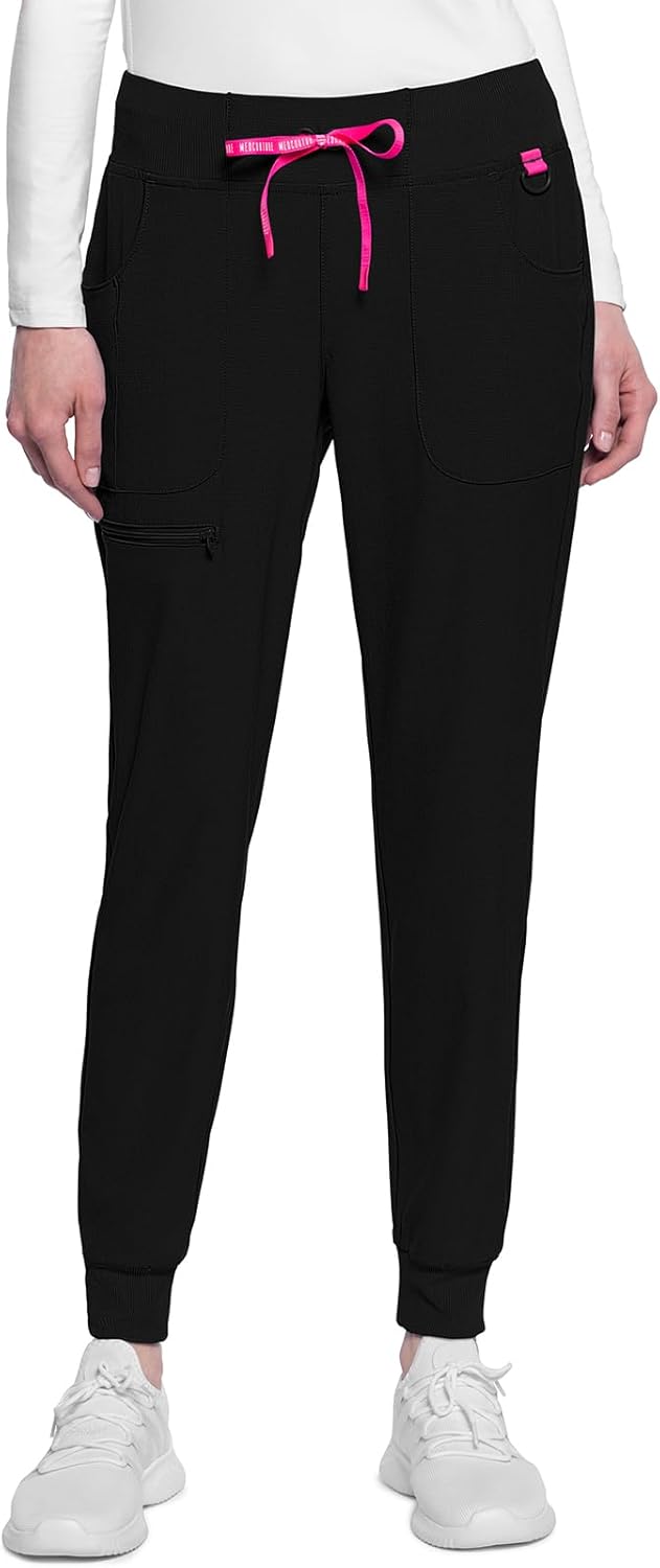 Med Couture Scrub Pants for Women with 5 Pockets and Comfort