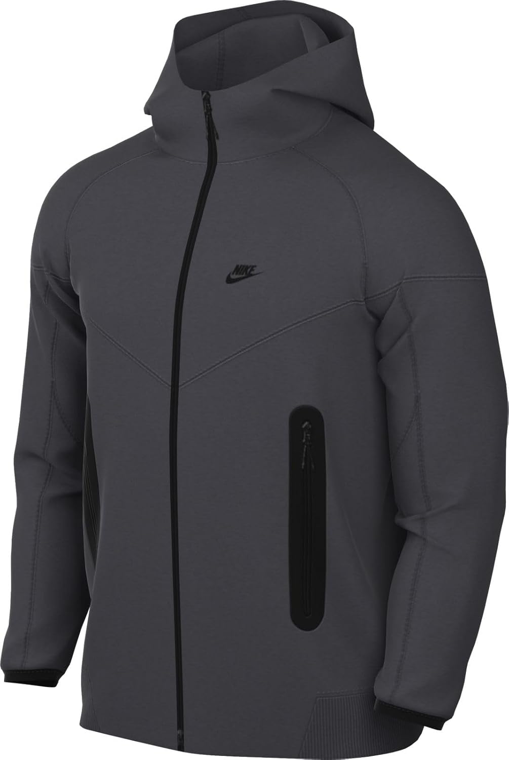 Nike Tech Fleece Windrunner Hoodie - Small Anthracite/Black