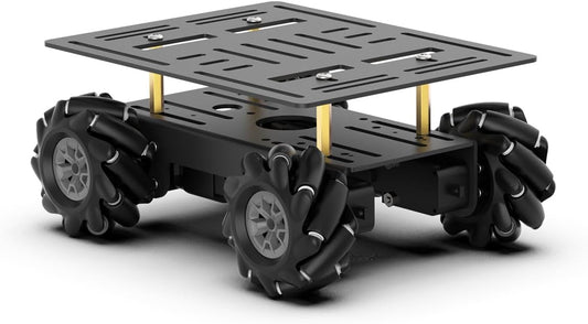 Lewansoul Mecanum Robot Kit: 360 Wheel, Aluminum Frame, TT Motor!
