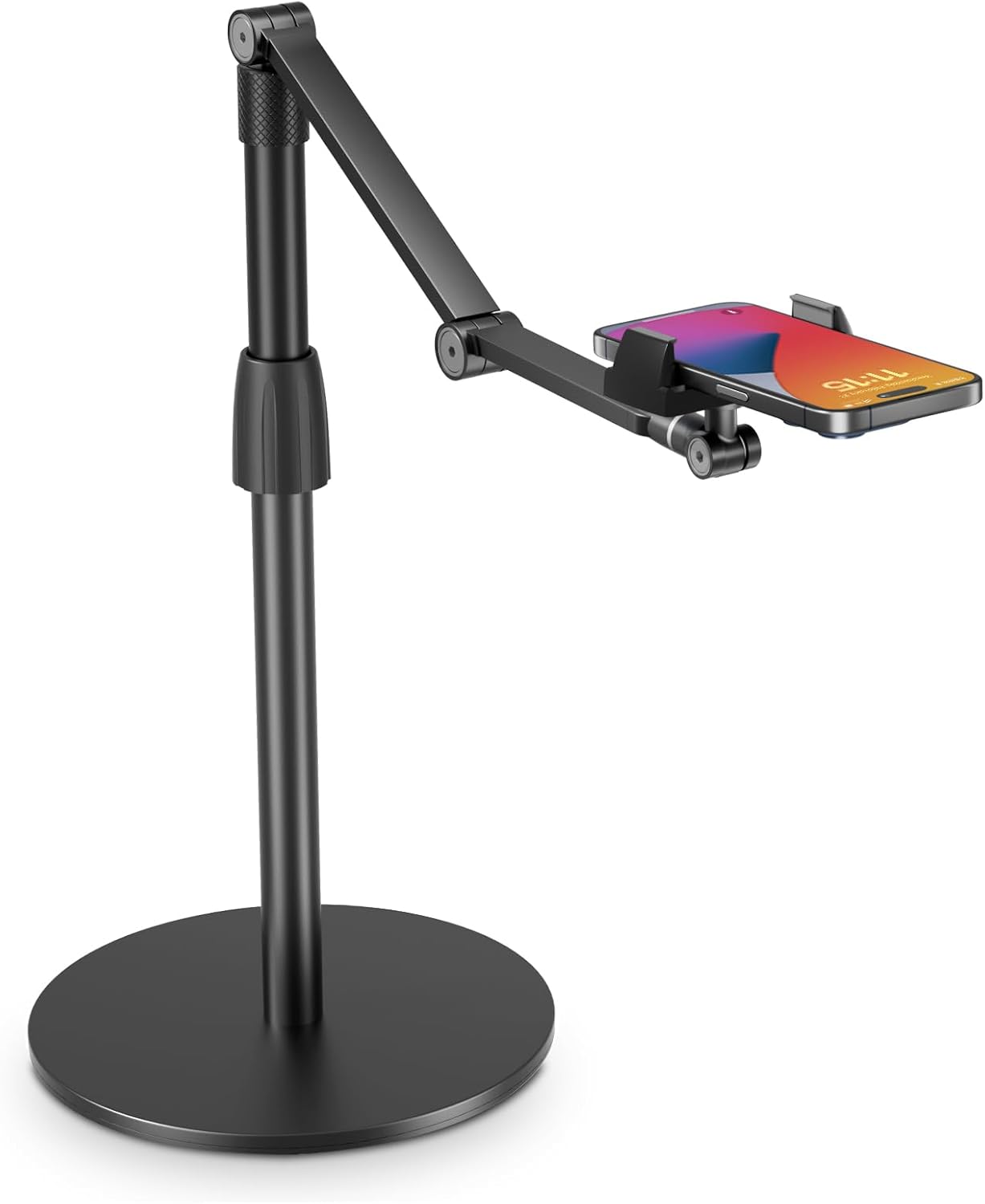 Adjustable Overhead Phone Stand for Recording and Displaying